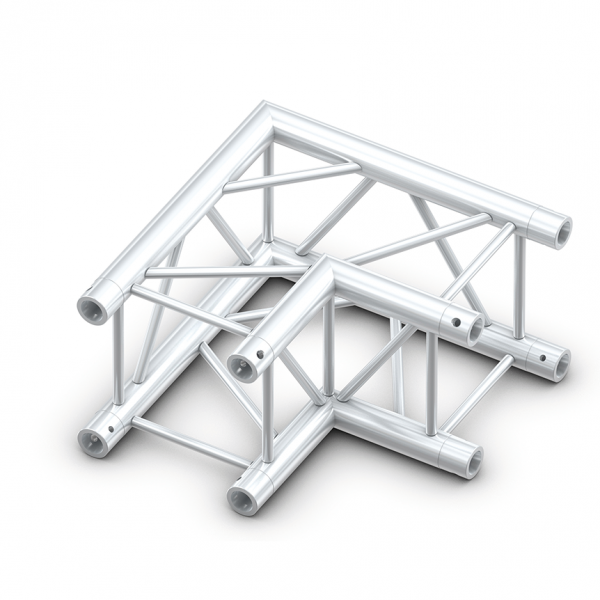 Milos M390HD 2 Way 90 Degree Silver Truss