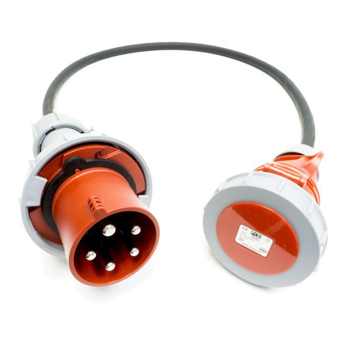 63/3 Phase Male to 32/3 Phase Female Adaptor